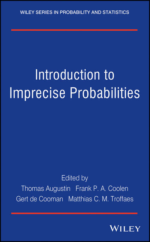 Book cover of Introduction to Imprecise Probabilities