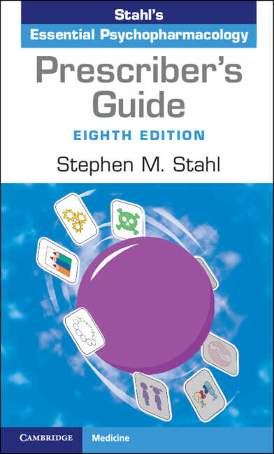 Book cover of Prescriber's Guide: Stahl's Essential Psychopharmacology (8)