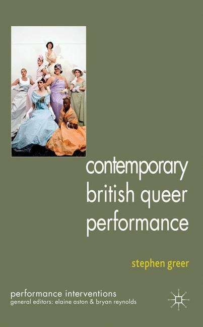 Book cover of Contemporary British Queer Performance