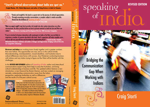 Book cover of Speaking of India
