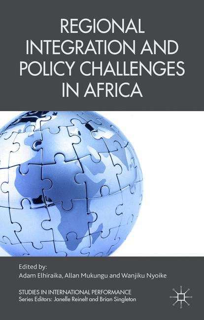 Book cover of Regional Integration And Policy Challenges In Africa