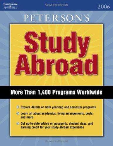Book cover of Peterson's Study Abroad 2006