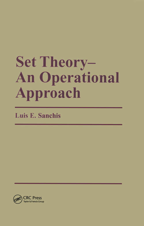 Set Theory-An Operational Approach: An Operational Approach
