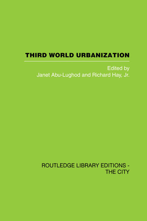 Book cover of Third World Urbanization