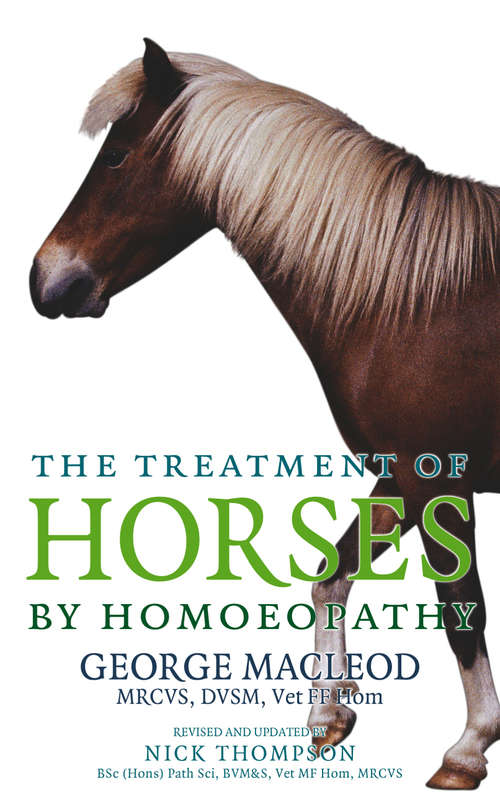 Book cover of The Treatment Of Horses By Homoeopathy