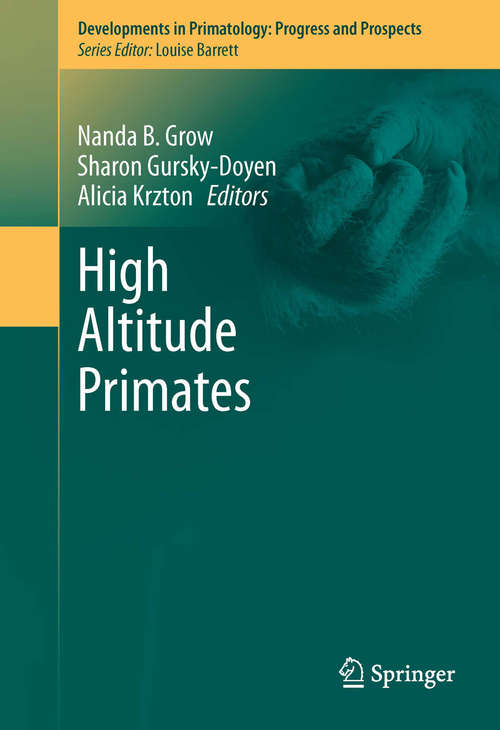 Book cover of High Altitude Primates