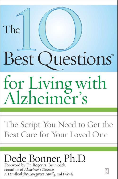 Book cover of The 10 Best Questions for Living with Alzheimer's