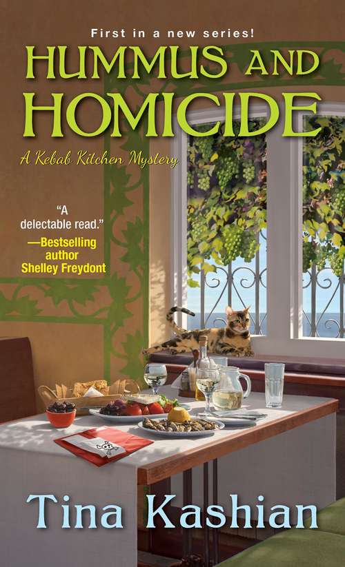 Book cover of Hummus and Homicide (A Kebab Kitchen Mystery #1)