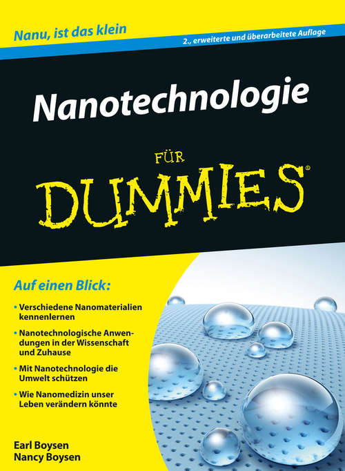 Book cover of Nanotechnologie für Dummies (Für Dummies)