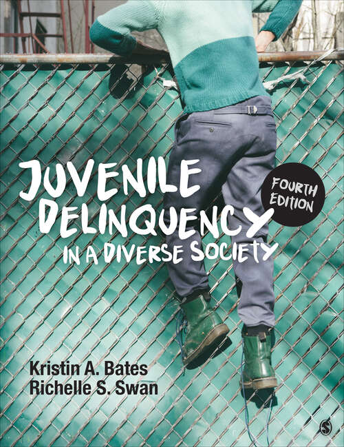 Book cover of Juvenile Delinquency in a Diverse Society (Fourth Edition)