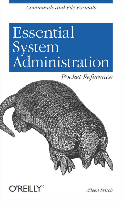 Book cover of Essential System Administration Pocket Reference