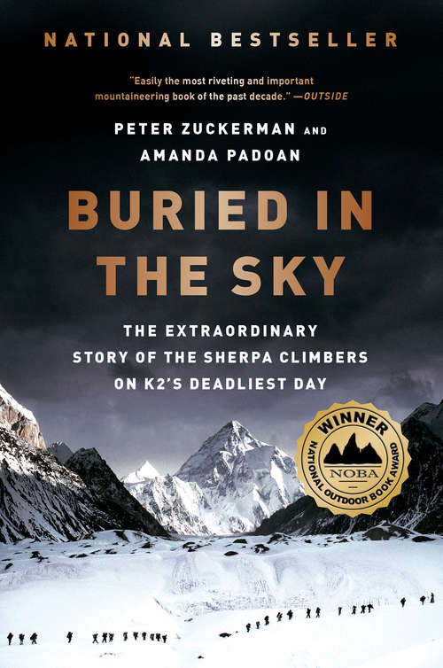 Book cover of Buried in the Sky: The Extraordinary Story of the Sherpa Climbers on K2's Deadliest Day