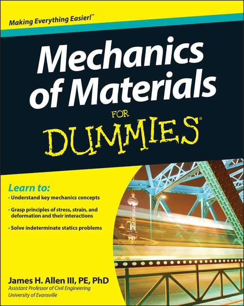 Book cover of Mechanics of Materials For Dummies