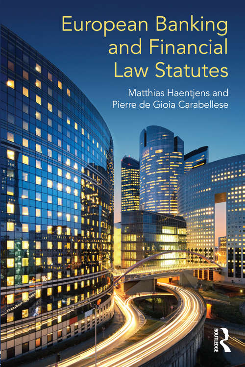 European Banking and Financial Law Statutes