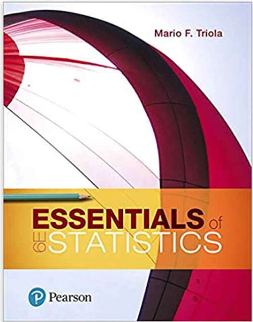 Book cover of Essentials Of Statistics (Sixth Edition)