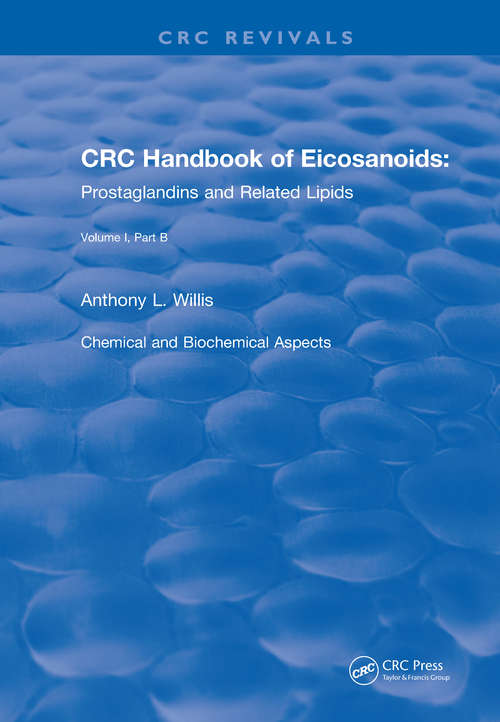Book cover of Handbook of Eicosanoids: Volume I, Part B (CRC Press Revivals)