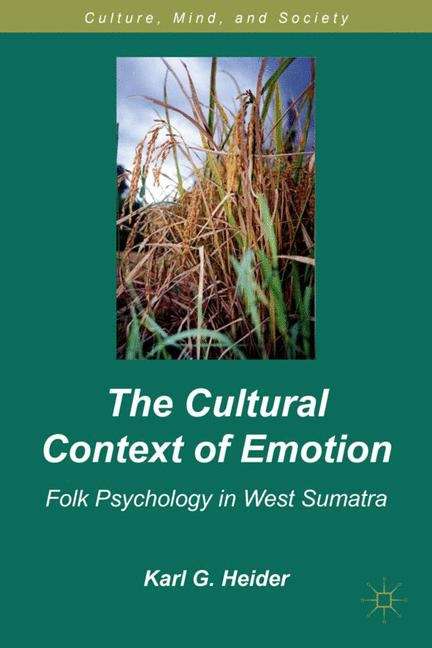 Book cover of The Cultural Context of Emotion