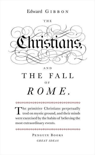 Book cover of The Christians and the Fall of Rome