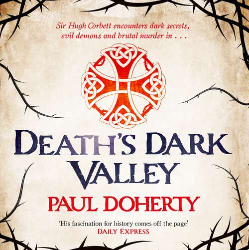 Book cover of Death's Dark Valley (Hugh Corbett 20)