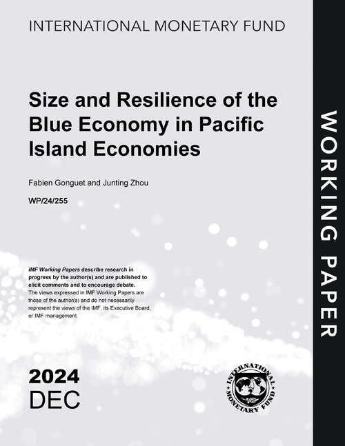 Book cover of Size and Resilience of the Blue Economy in Pacific Island Economies