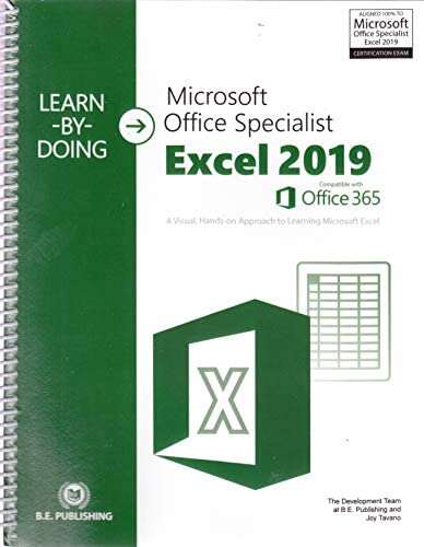 Microsoft Office Specialist Excel 2019