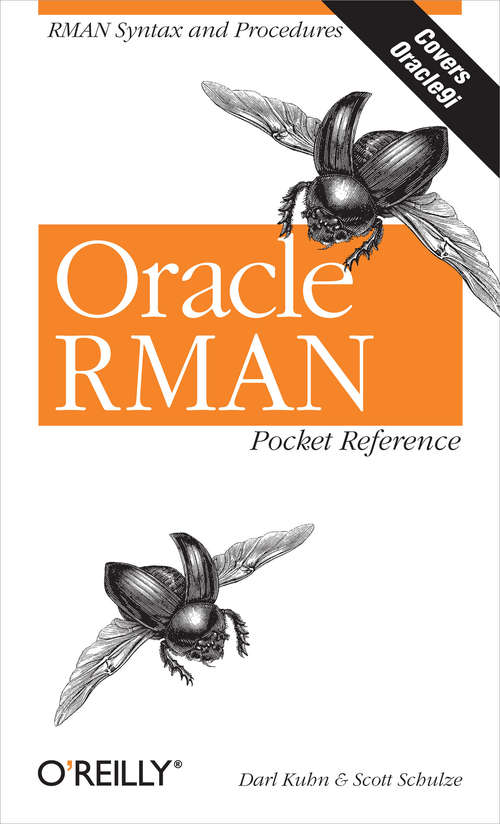 Book cover of Oracle RMAN Pocket Reference