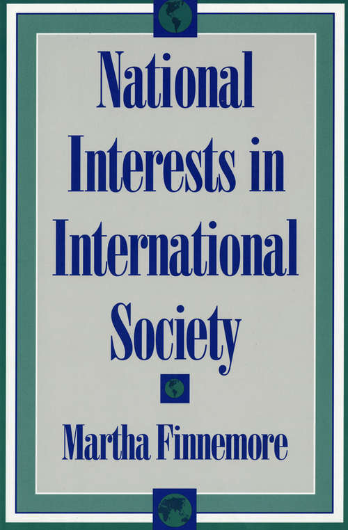 Book cover of National Interests in International Society