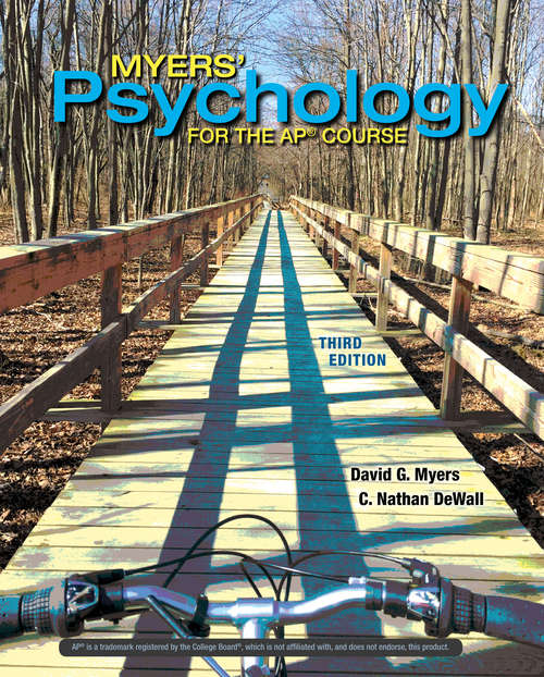 Book cover of Myers' Psychology for the AP Course (Third Edition)
