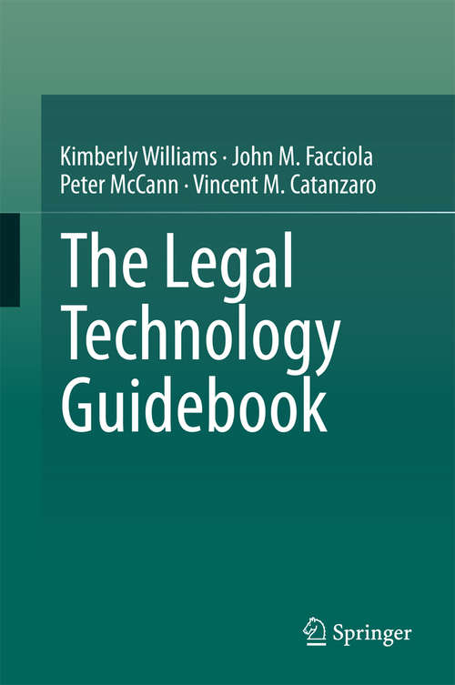 Book cover of The Legal Technology Guidebook