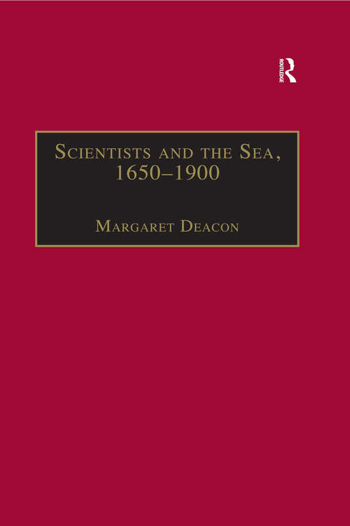 Scientists and the Sea, 1650–1900