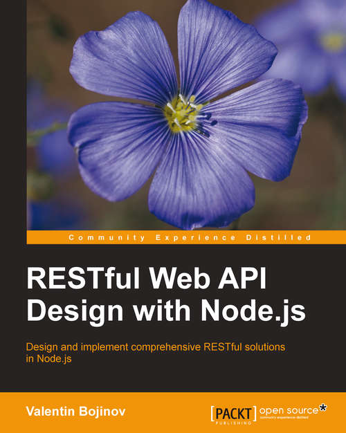 Book cover of RESTful Web API Design with Node.js