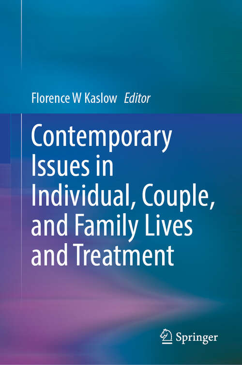 Book cover of Contemporary Issues in Individual, Couple, and Family Lives and Treatment