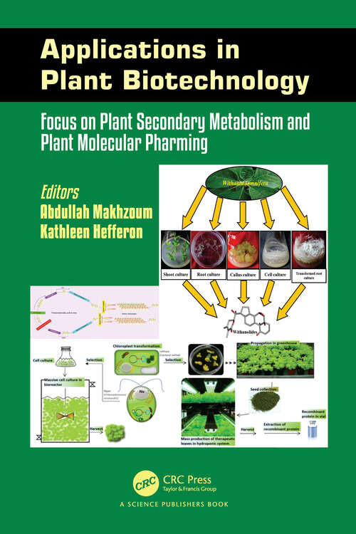 Applications in Plant Biotechnology: Focus on Plant Secondary Metabolism and Plant Molecular Pharming