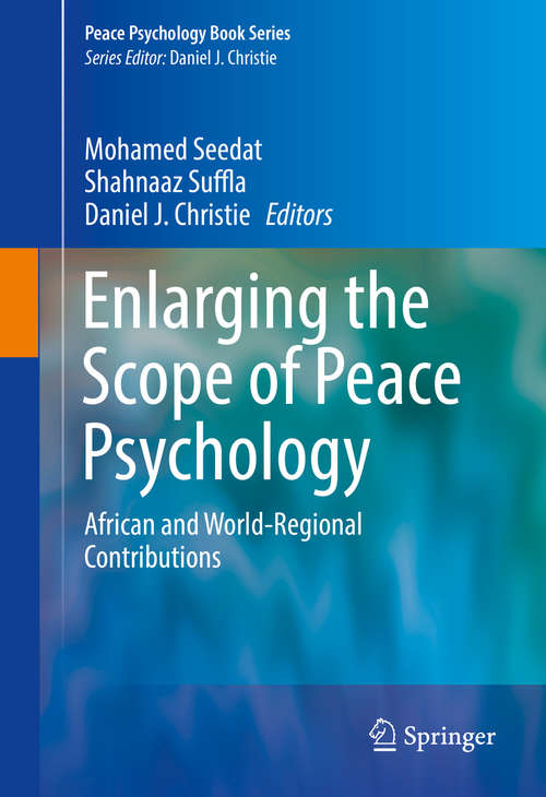Book cover of Enlarging the Scope of Peace Psychology