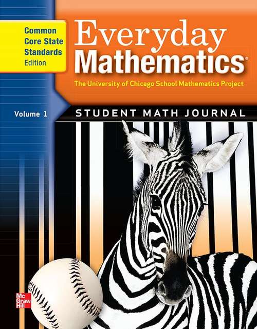 Book cover of Everyday Mathematics®, Grade 3, Student Math Journal, Volume 1