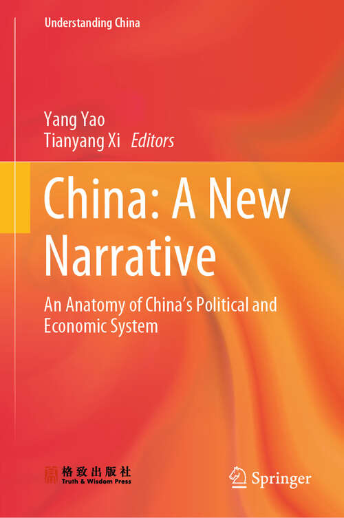 Book cover of China: An Anatomy of China's Political and Economic System (Understanding China)