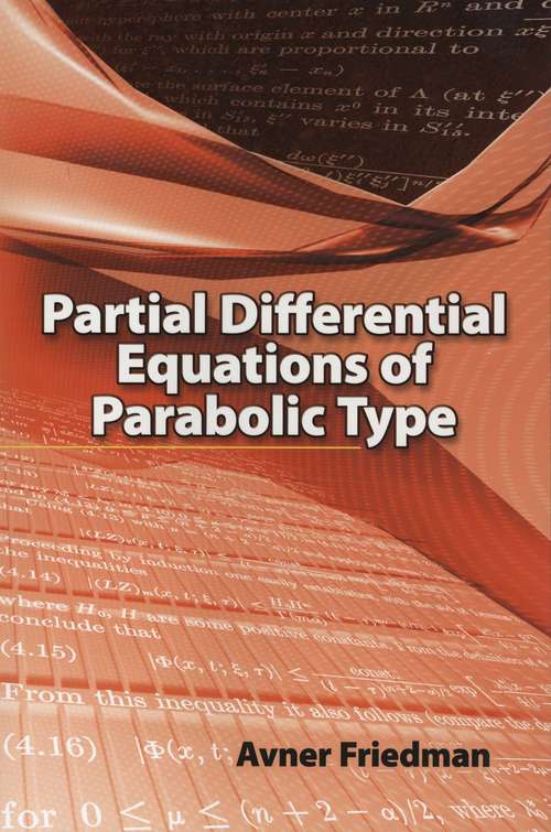 Book cover of Partial Differential Equations of Parabolic Type