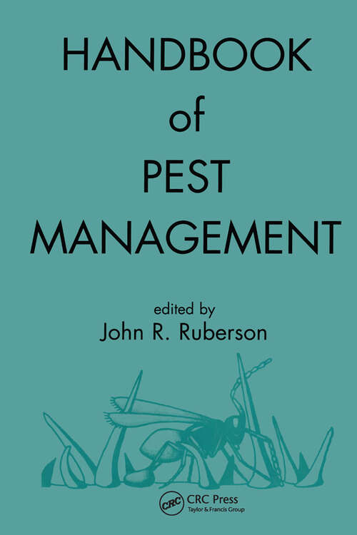 Book cover of Handbook of Pest Management (1)