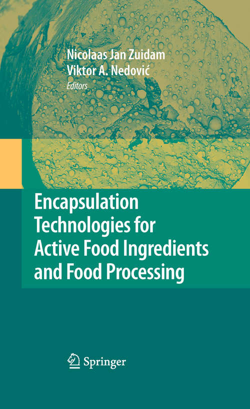 Book cover of Encapsulation Technologies for Active Food Ingredients and Food Processing