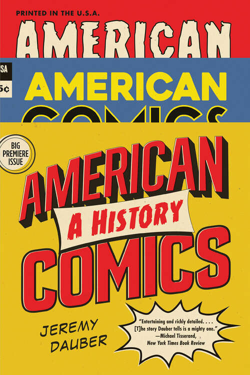 Book cover of American Comics: A History
