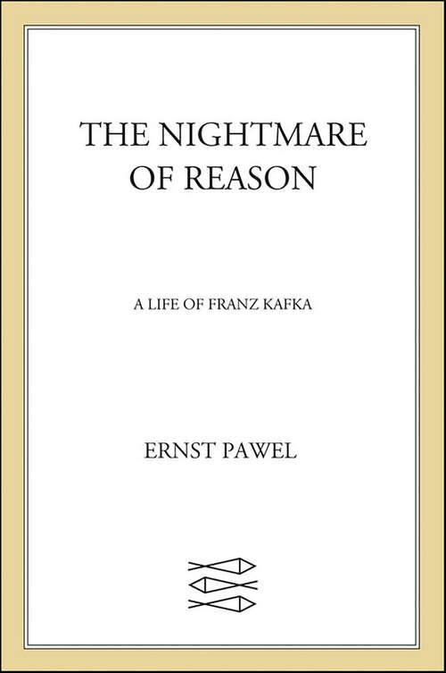 Book cover of The Nightmare of Reason: A Life of Franz Kafka