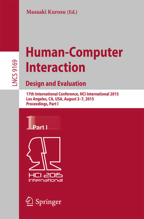 Book cover of Human-Computer Interaction: Design and Evaluation