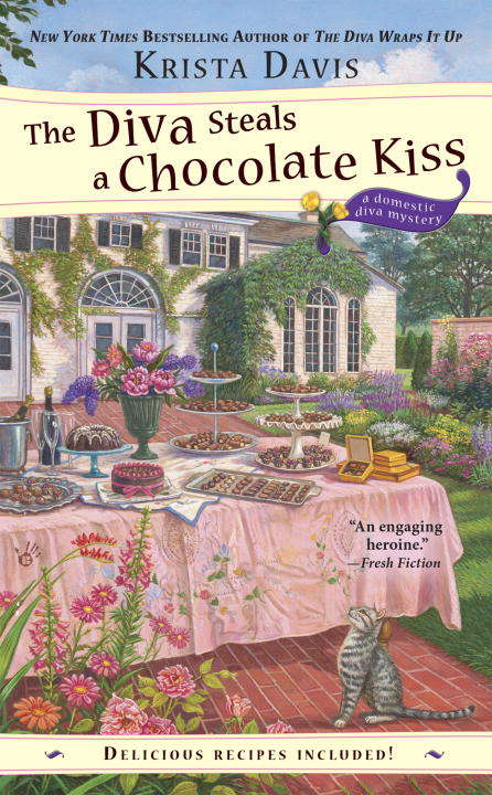 Book cover of The Diva Steals a Chocolate Kiss