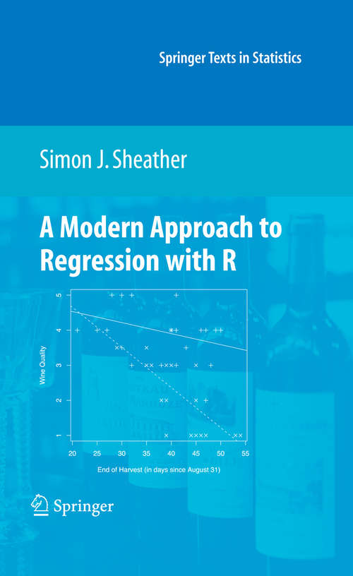 Book cover of A Modern Approach to Regression with R