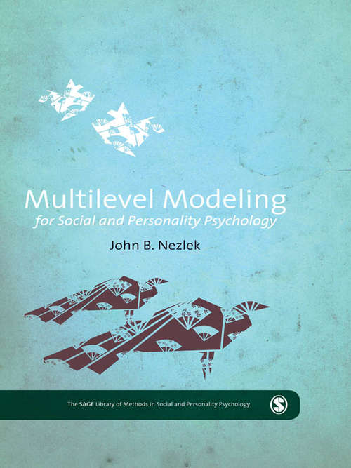 Book cover of Multilevel Modeling for Social and Personality Psychology