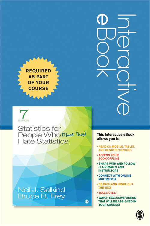Book cover of Statistics for People Who (Think They) Hate Statistics - Interactive eBook (Seventh Edition)
