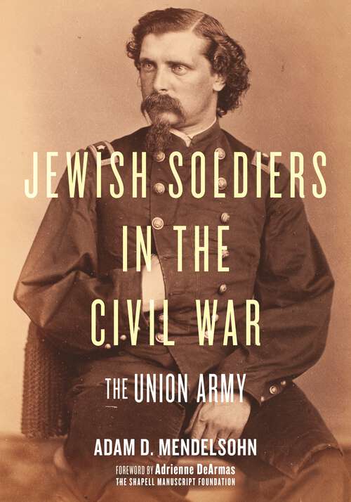 Book cover of Jewish Soldiers in the Civil War: The Union Army