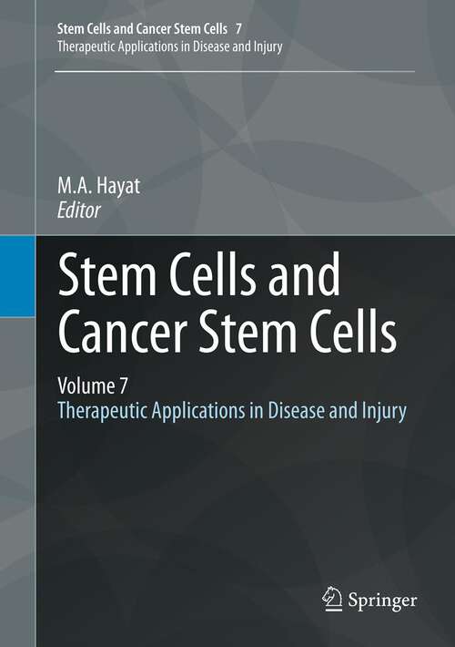 Book cover of Stem Cells and Cancer Stem Cells, Volume 13