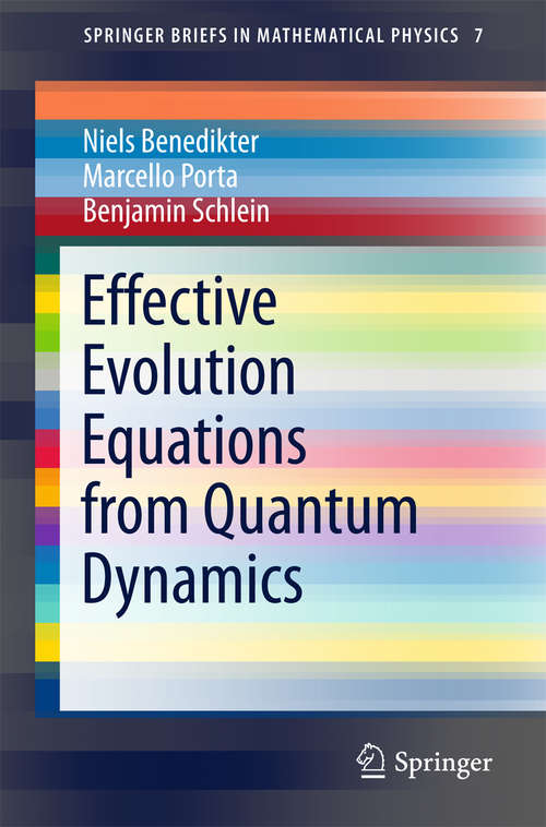 Book cover of Effective Evolution Equations from Quantum Dynamics