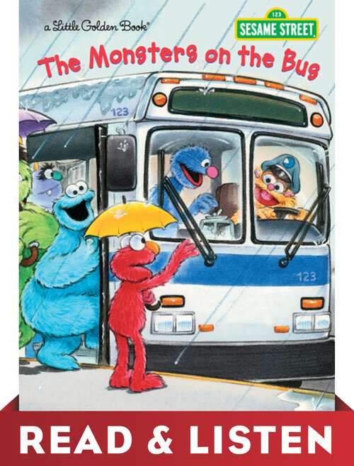 Book cover of The Monsters on the Bus (Little Golden Book)